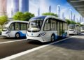 Futuristic Urban Electric Buses the Future of Public Transportation ...
